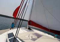 skipper på bov bovman trimaran neel 45 sejl sejler dæk 3